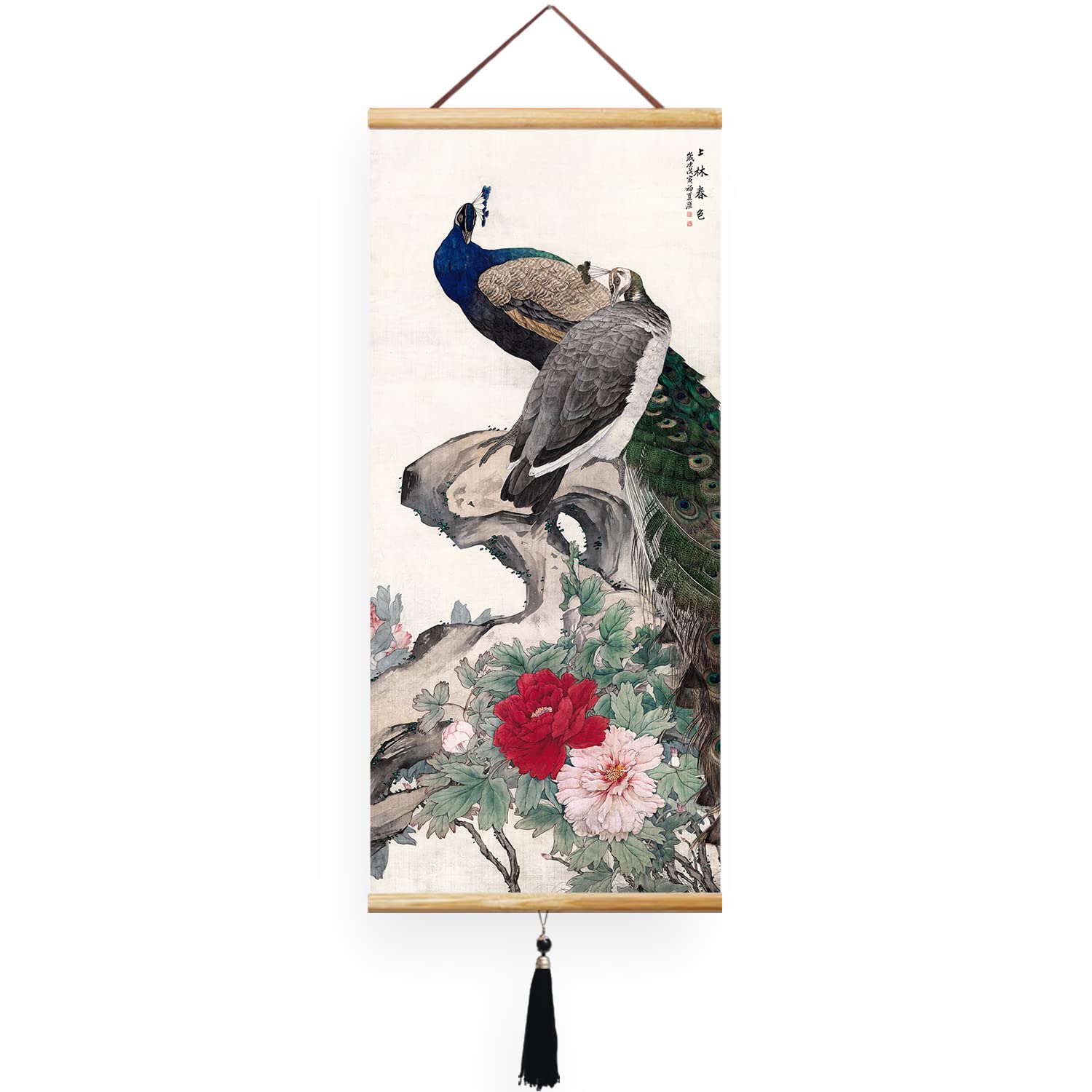 Amazon.co.jp: 中国の掛け軸 日本の掛け軸 日本の壁掛けアート 中国の
